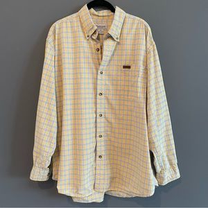 Carhartt Men’s Plaid Long Sleeve Button Down Size XL